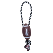 Eastland Plastik Rugby Topu ve Halka Diş İpi 15 Cm köpek Oyuncağı