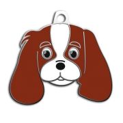 Dalis Pet Tag Kahverengi Cavalier King Charles Köpek Künyesi