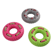 Eastland Dip İpi Sargılı Plastik Halka Köpek Oyuncağı 12,5 Cm