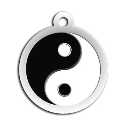 Dalis Pet Tag - Mineli Ying Yang Desenli Künye