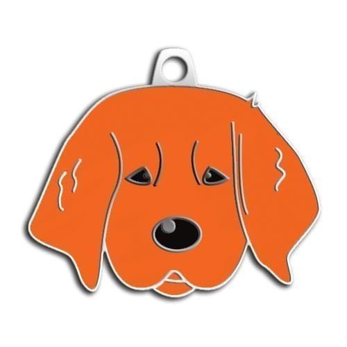 Dalis Pet Tag - Yavru Golden Köpek Künyesi (Kizil)