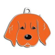 Dalis Pet Tag - Yavru Golden Köpek Künyesi (Kizil)