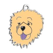 Dalis Pet Tag - Çin Aslani Köpek Künyesi (Krem)