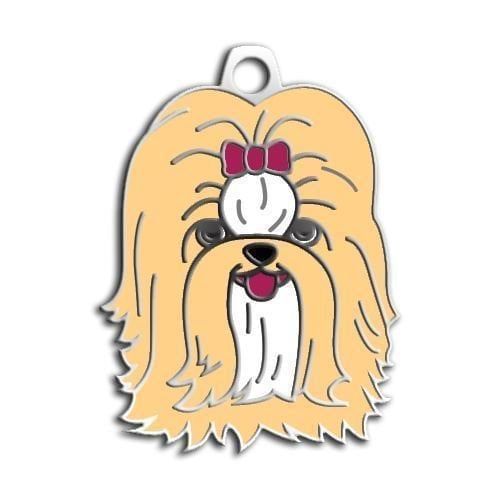 Dalis Pet Tag - Shih-Tzu Köpek Künyesi (Krem)