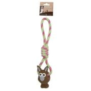 Eastland Düğümlü Stres İpli Peluş Eşek 42 cm Köpek Oyuncağı