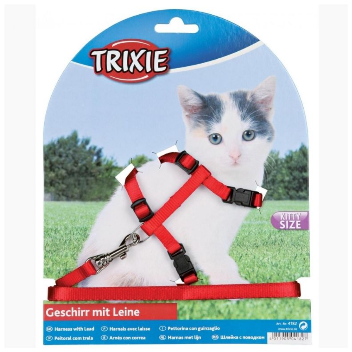 Trixie Yavru Kedi Göğüs Tasma Seti Çeşitli Renklerde 19 x 31 Cm