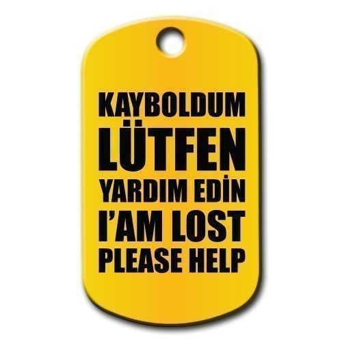 Dalis Pet Tag - Kayboldum Lütfen Yardim Edin Kedi Köpek Künyesi