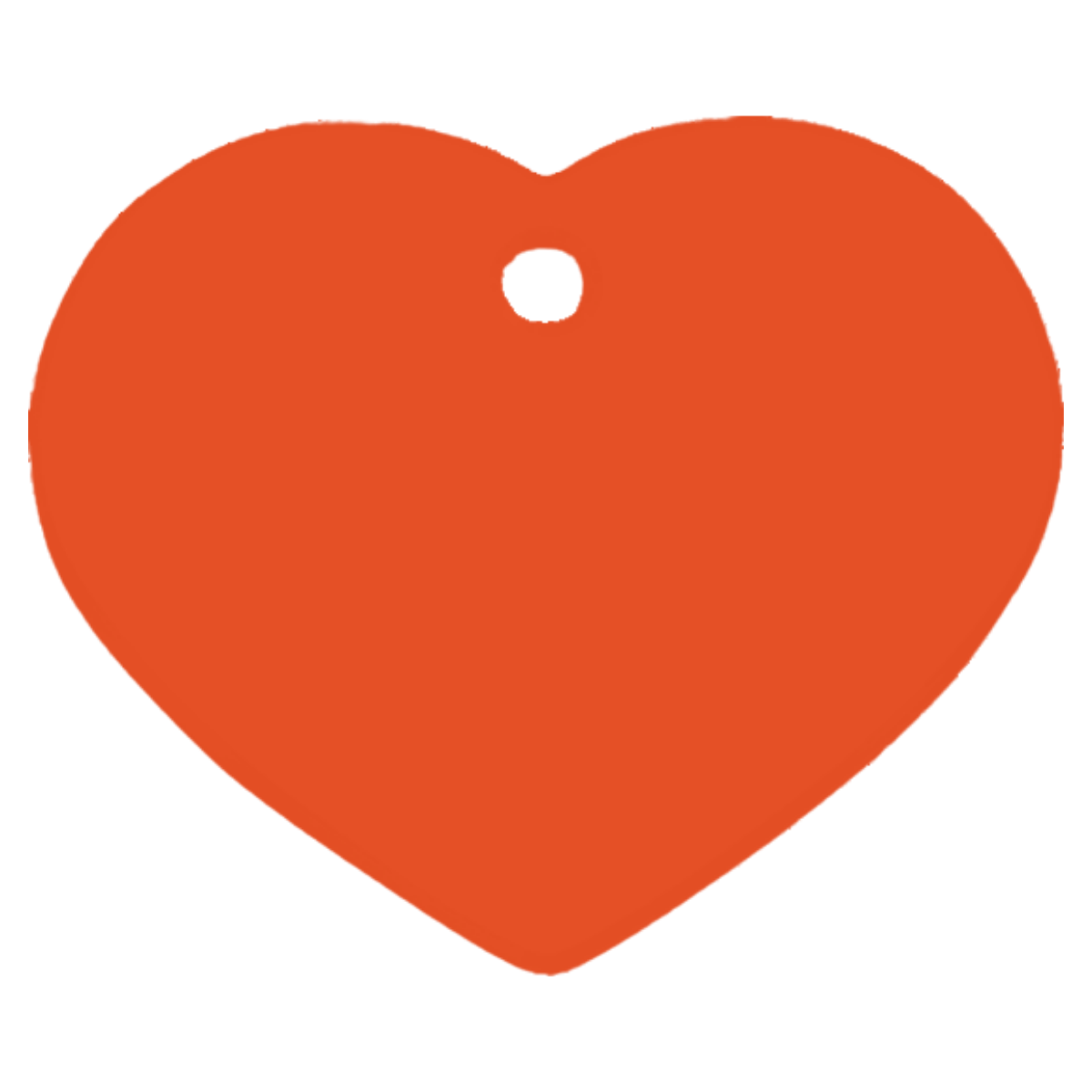 iMARC Hi-Line Large Heart Orange Köpek İsimliği