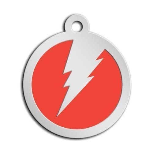 Dalis Pet Tag - Mineli Seri Şimşek Desenli Künye