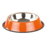 Oripet Çelik Köpek Mama Kabı 96 Oz Turuncu